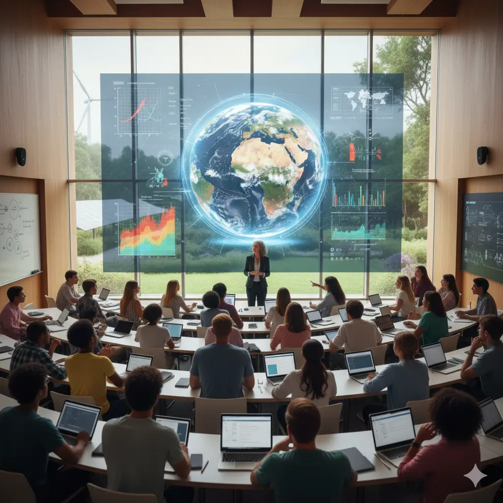 Global Research on Climate Change in Modern Education Systems